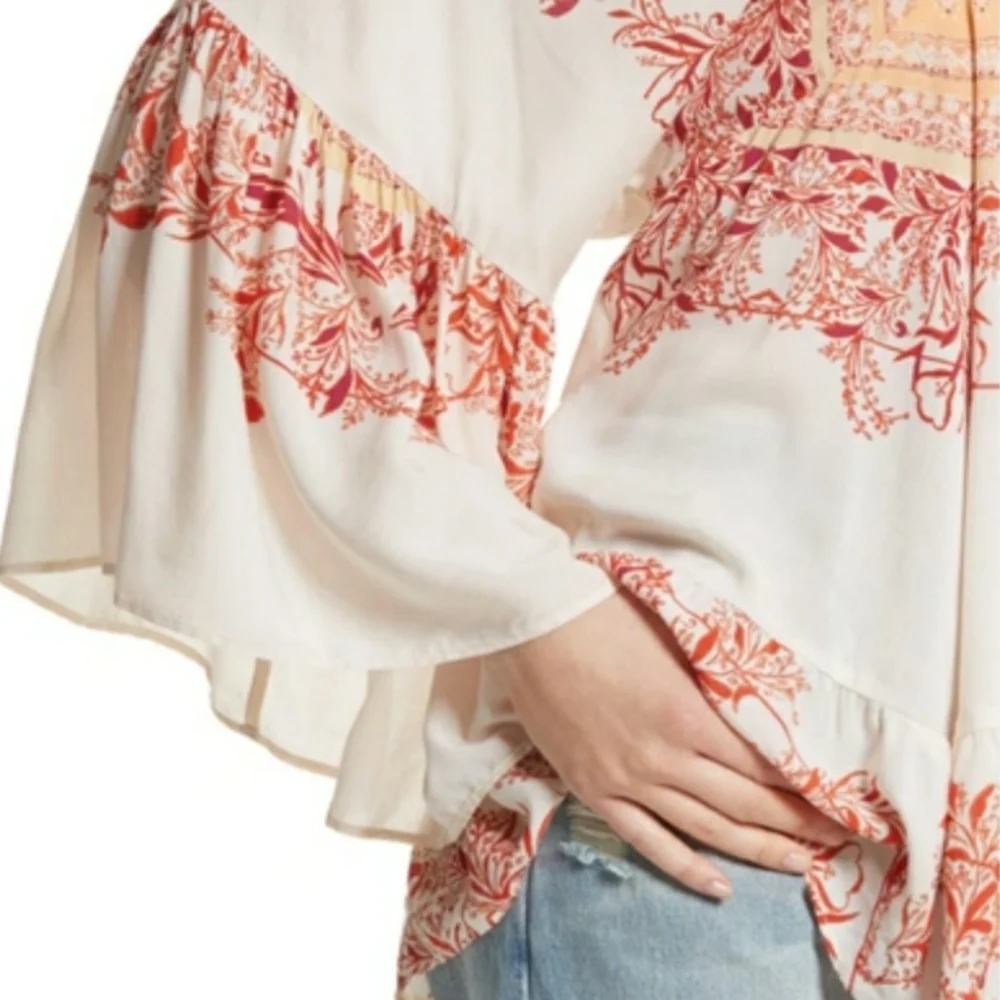 Free People Sunset Dreams Printed Tunic - Picture 4 of 5